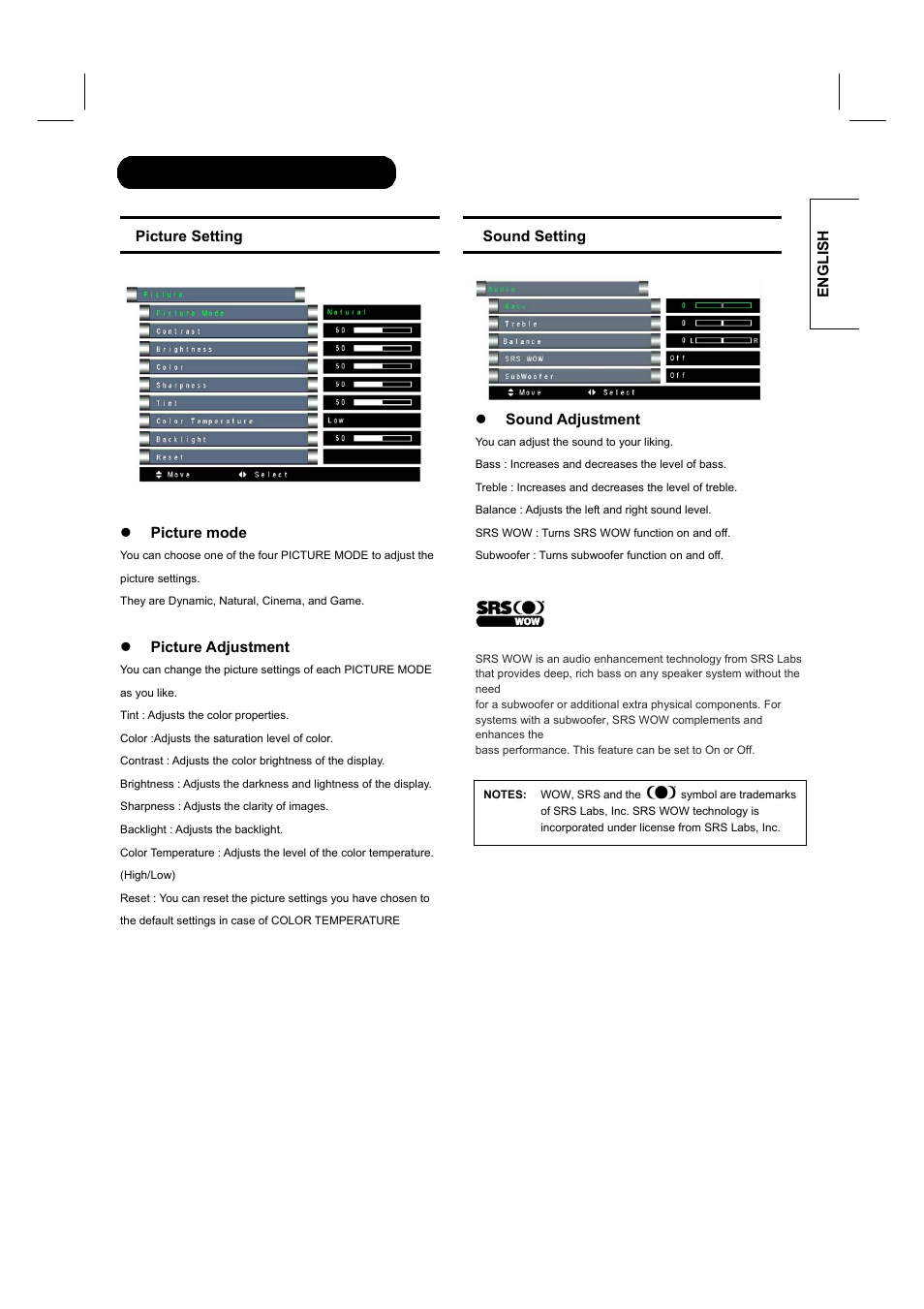 Osd (on-screen display) | Hitachi 26LD8000TA User Manual | Page 27 / 40