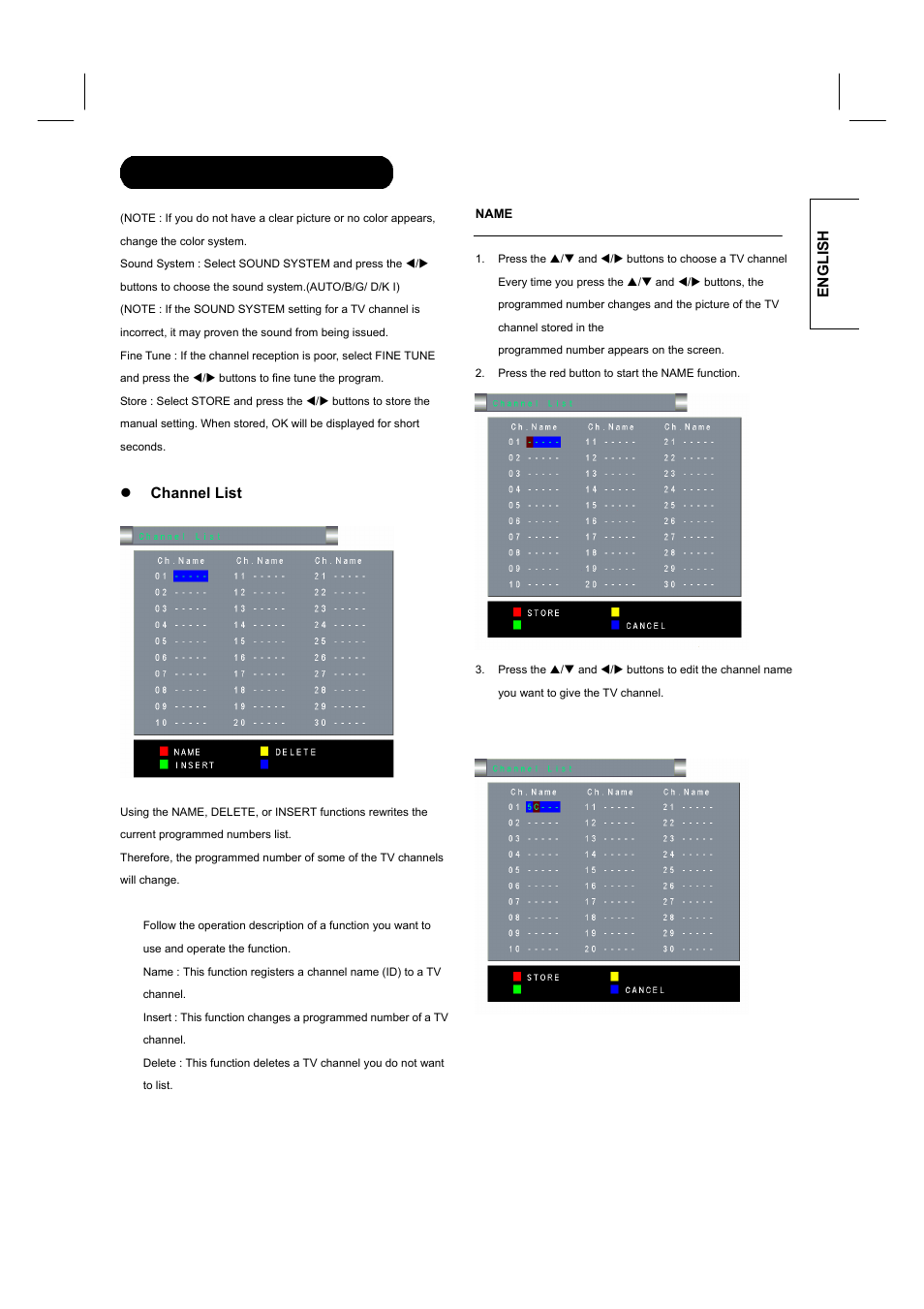 Osd (on-screen display) | Hitachi 26LD8000TA User Manual | Page 29 / 40