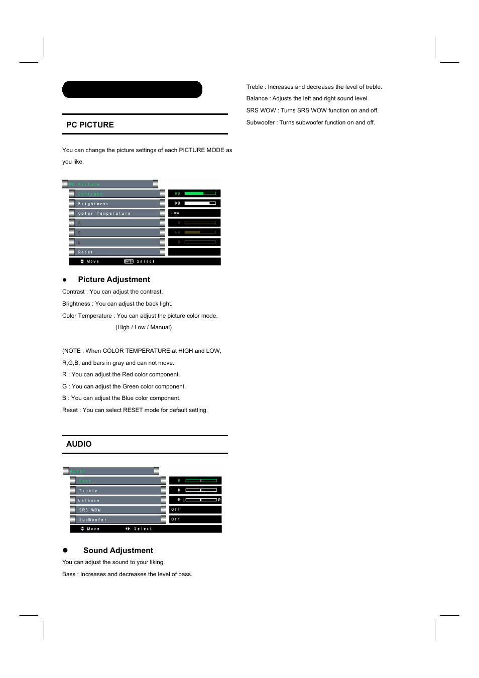 Osd (on-screen display) | Hitachi 26LD8000TA User Manual | Page 34 / 40