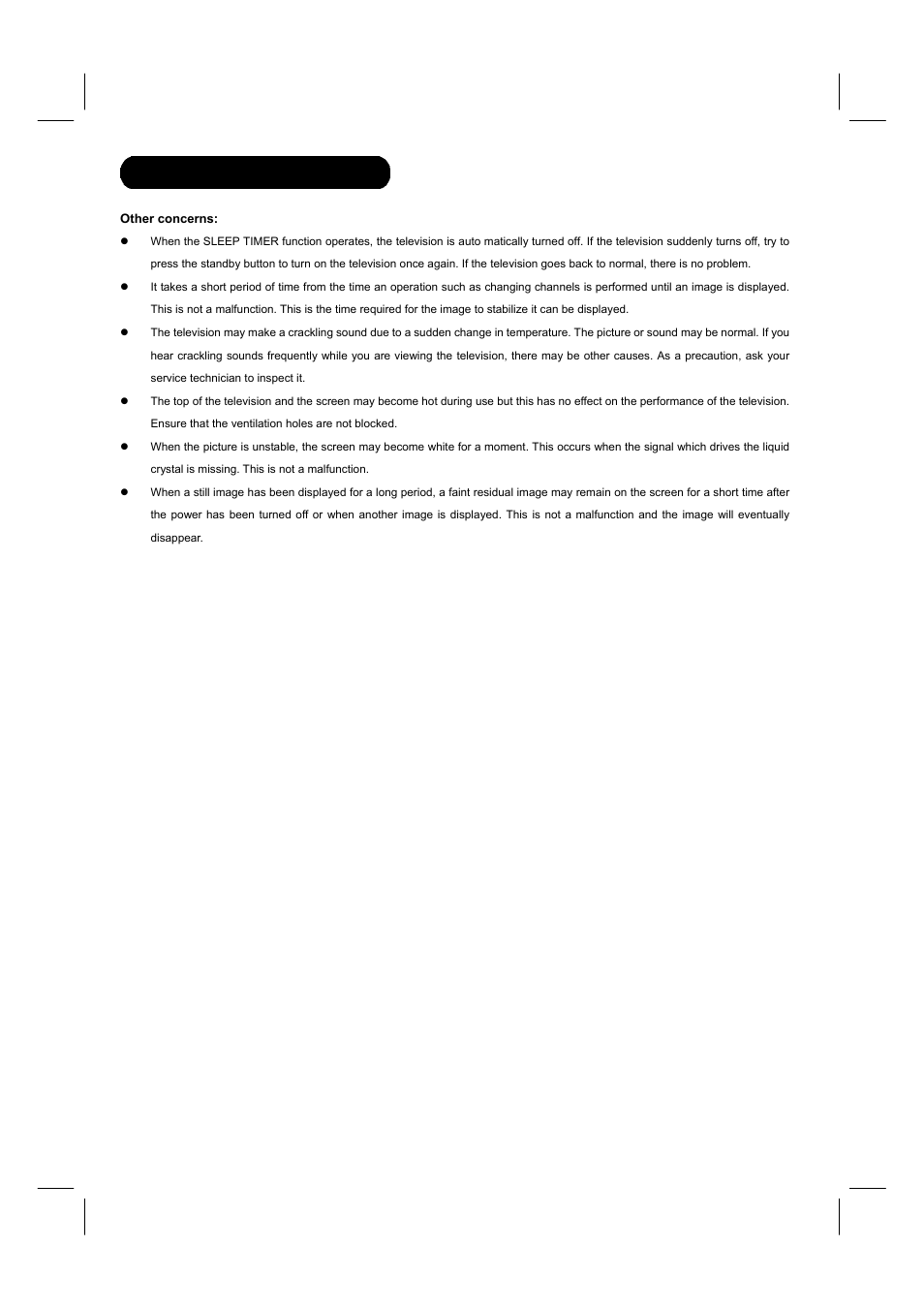 Self diagnosis function | Hitachi 26LD8000TA User Manual | Page 36 / 40