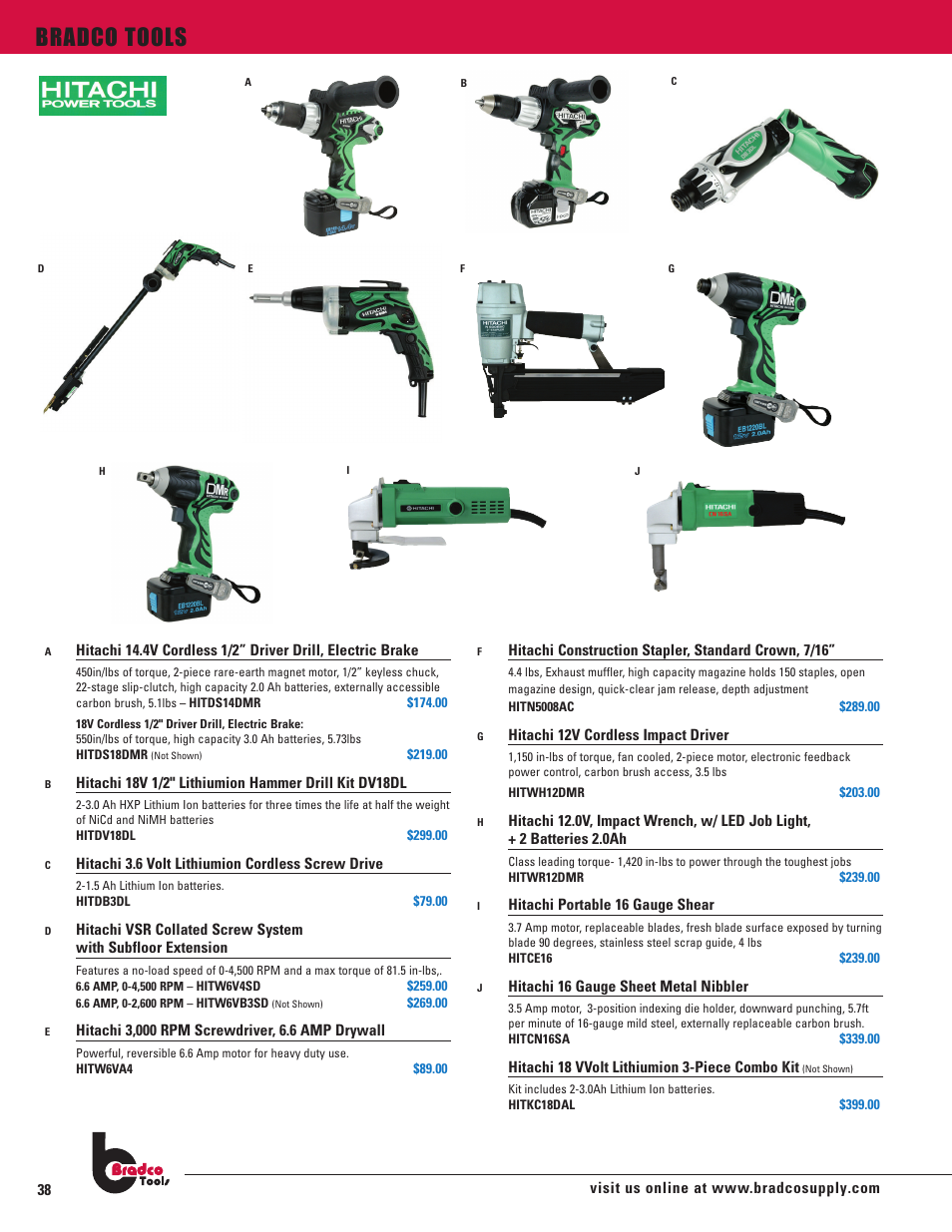 Hitachi Driver Drill User Manual | 4 pages
