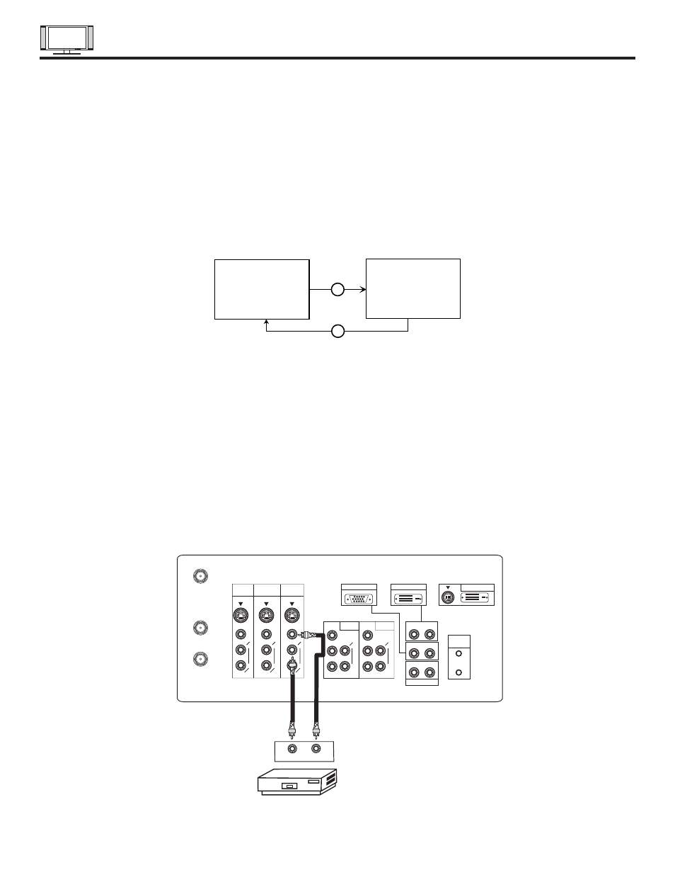 Connecting external video sources | Hitachi 32HDT20 User Manual | Page 13 / 83