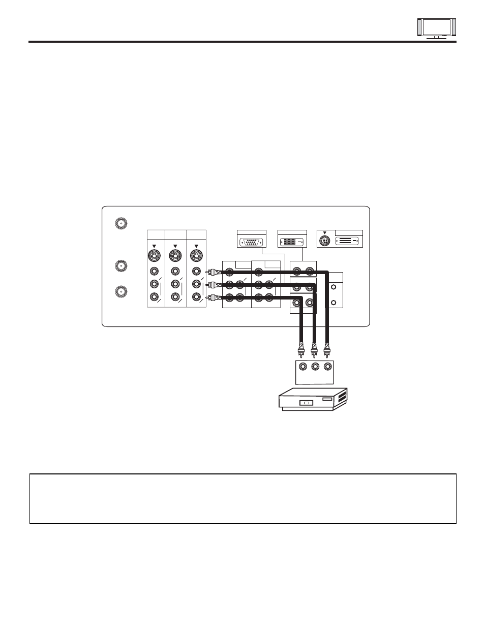 Connecting external video sources | Hitachi 32HDT20 User Manual | Page 14 / 83