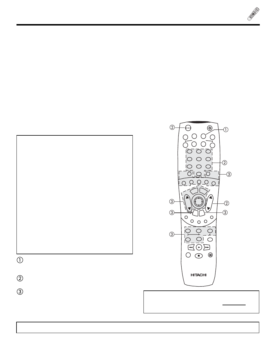 Using the remote to control cable box functions, My cable box code is | Hitachi 32HDT20 User Manual | Page 34 / 83