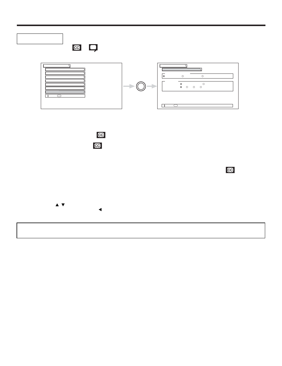 Setup, Closed caption | Hitachi 32HDT20 User Manual | Page 62 / 83
