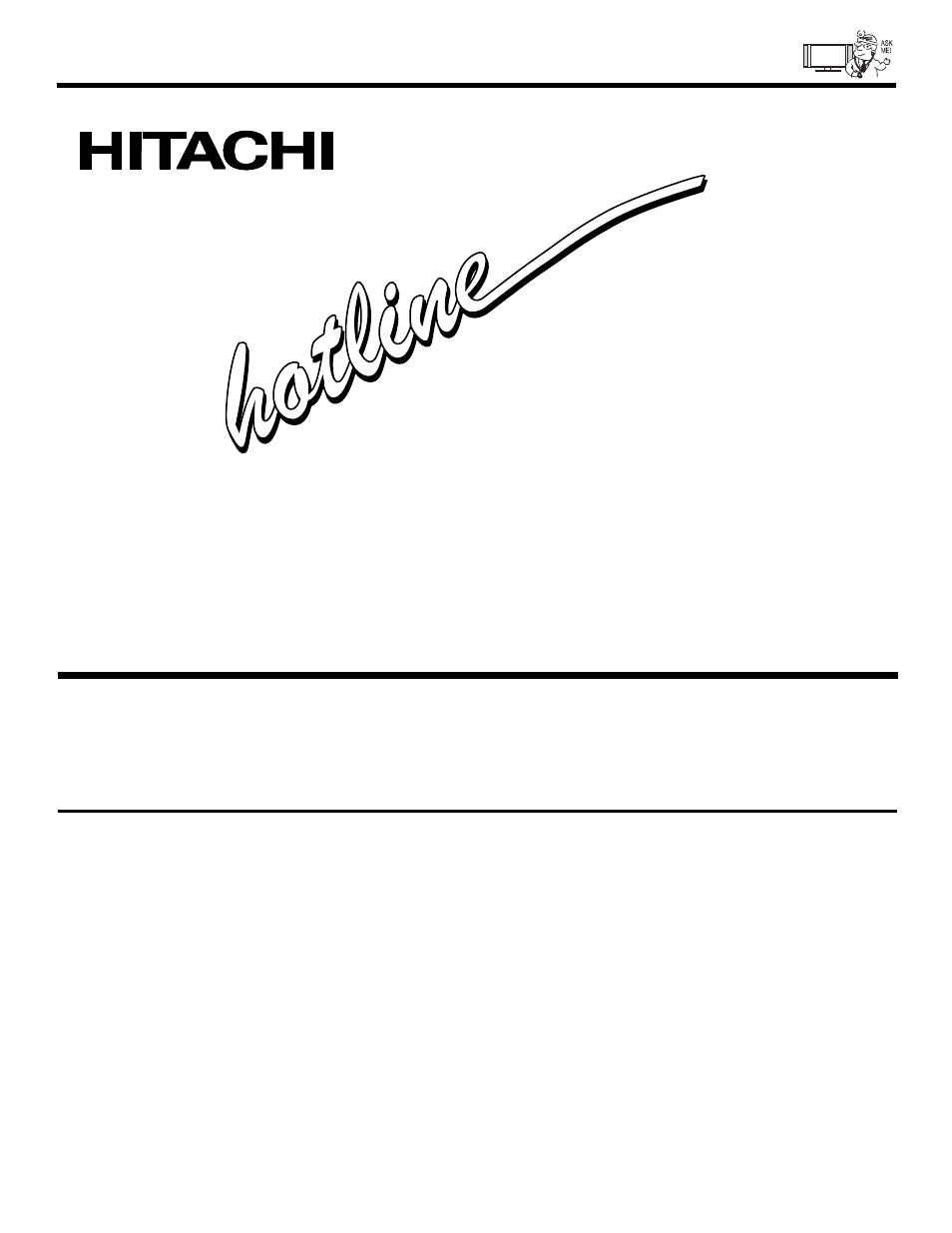 Service ser vic e, 800 hitachi | Hitachi 32HDT20 User Manual | Page 80 / 83