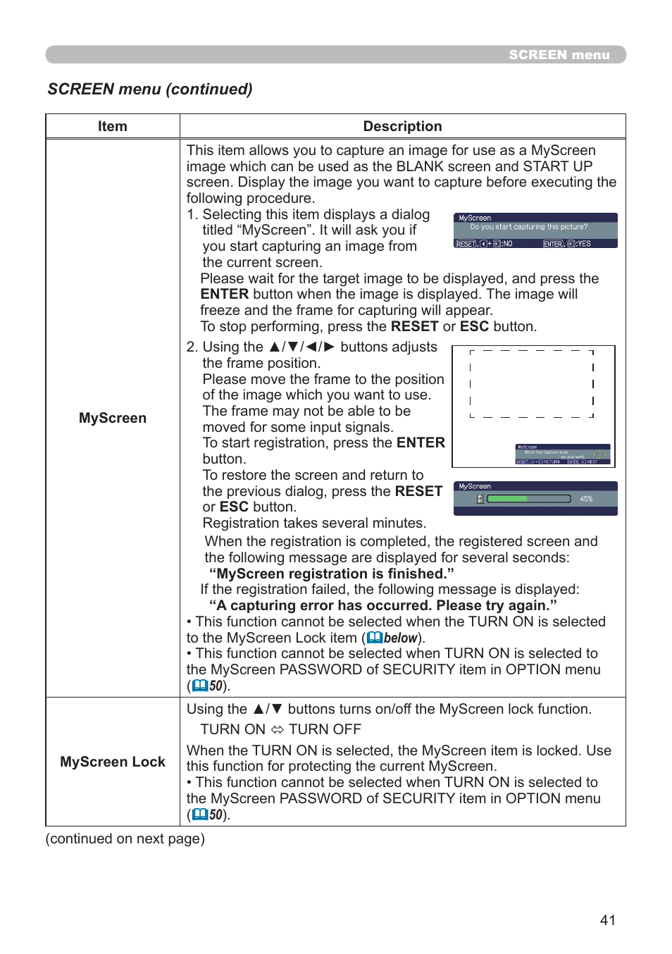 Hitachi CP-A52 User Manual | Page 41 / 71