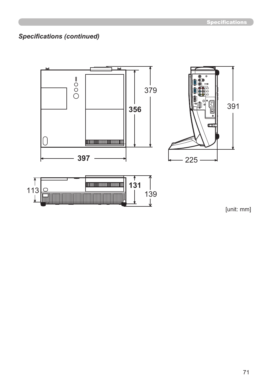 Hitachi CP-A52 User Manual | Page 71 / 71