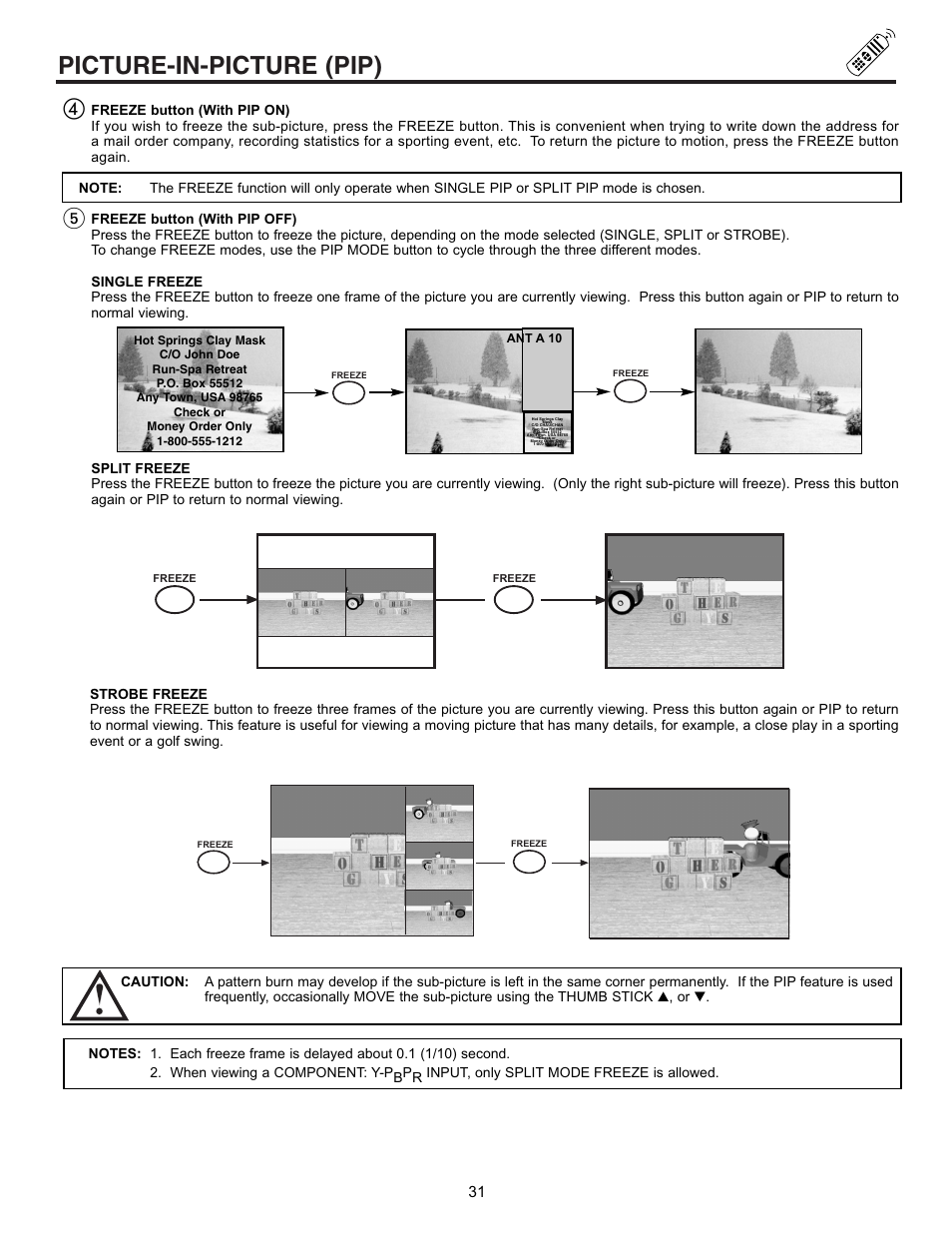 Picture-in-picture (pip) | Hitachi 53SWX01W  EN User Manual | Page 31 / 76