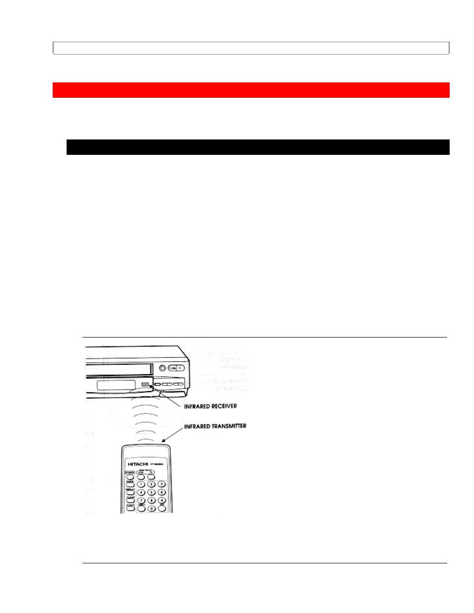 Getting started (controls), Quick tour of the controls, Remote control buttons | Hitachi VHS VT-M292A User Manual | Page 18 / 67