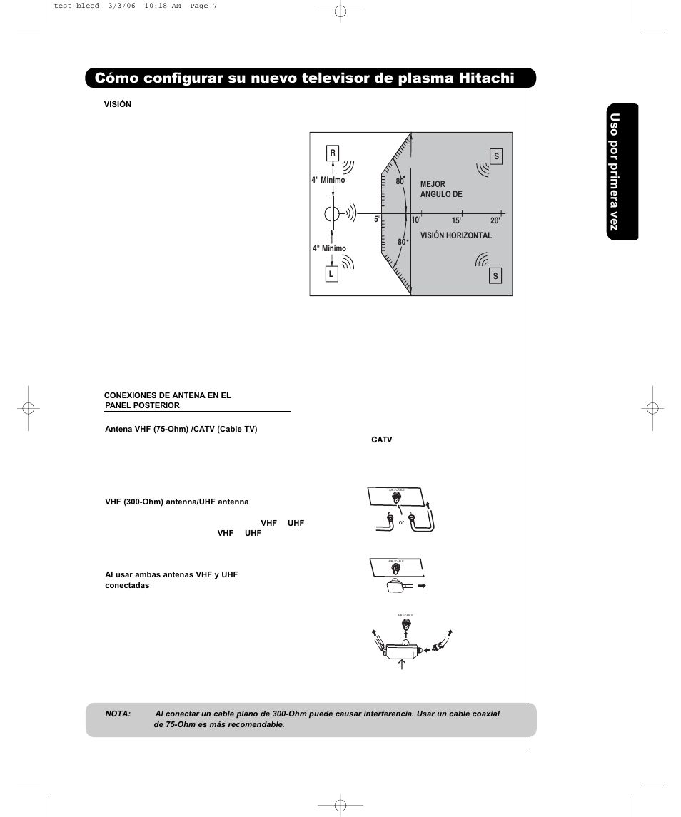 Hitachi P50H401 User Manual | Page 73 / 144