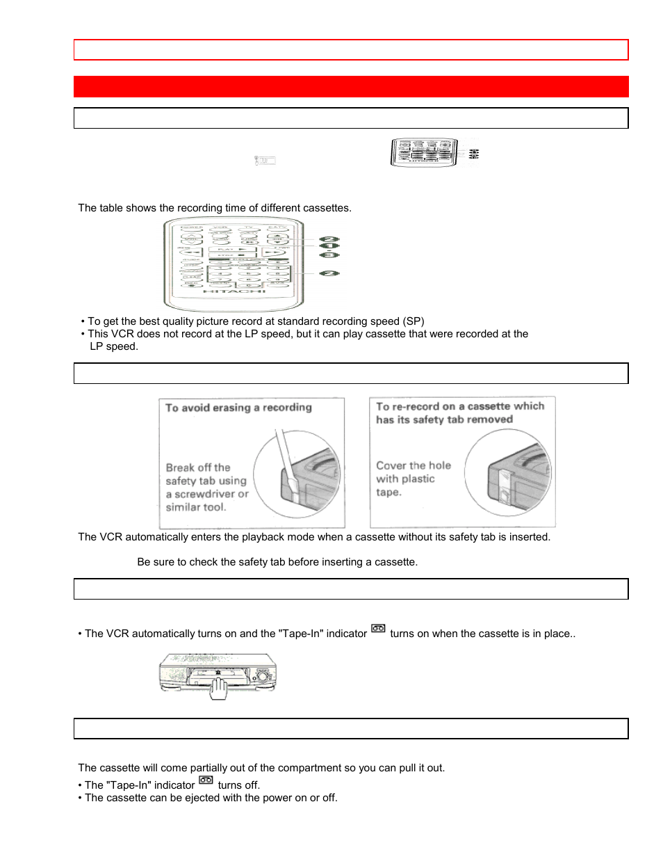 Cassette tapes | Hitachi VT-FX6407AS User Manual | Page 12 / 77