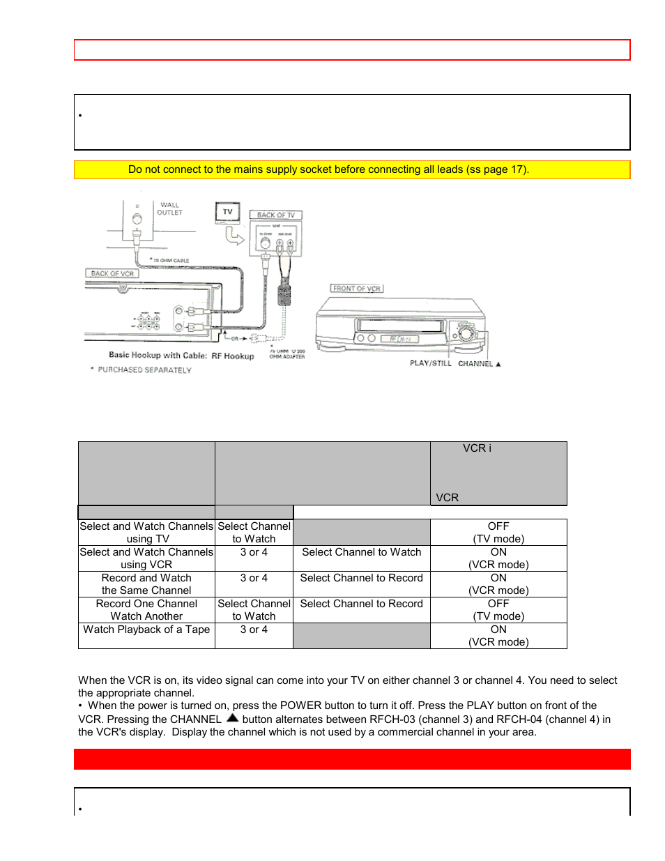 Advanced cable hookup -av hookup [d, With this hookup | Hitachi VT-FX6407AS User Manual | Page 15 / 77