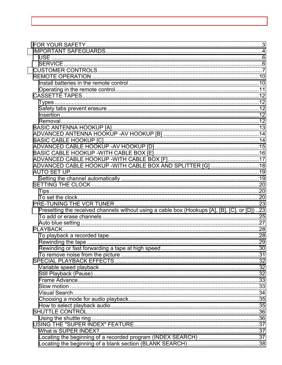 Hitachi VT-FX6407AS User Manual | Page 2 / 77