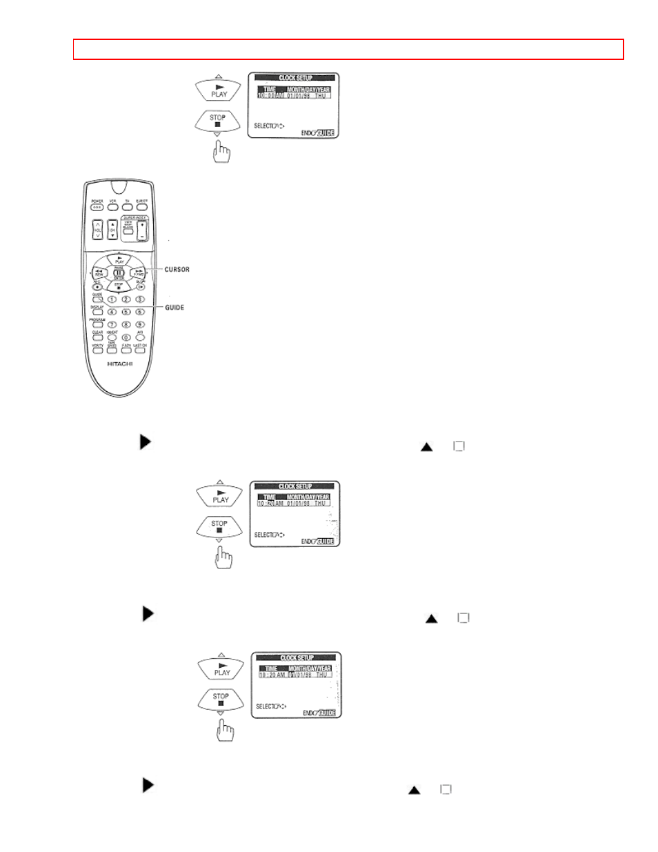 Hitachi VT-FX6407AS User Manual | Page 22 / 77