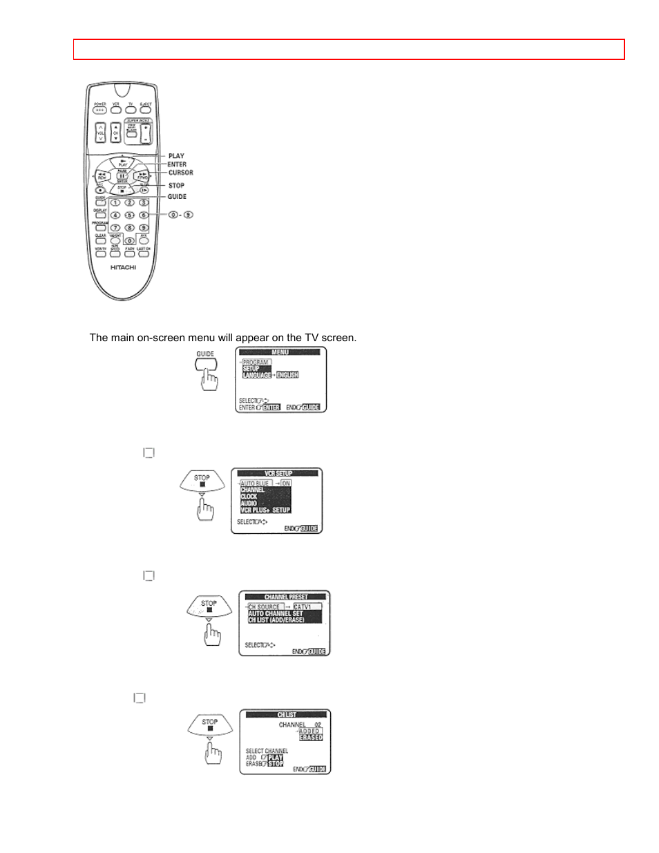 Hitachi VT-FX6407AS User Manual | Page 26 / 77