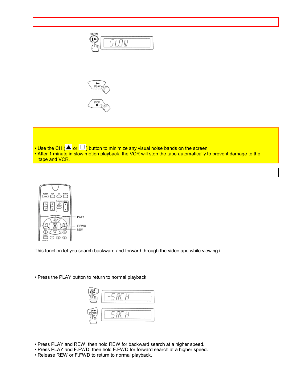 Visual search | Hitachi VT-FX6407AS User Manual | Page 34 / 77