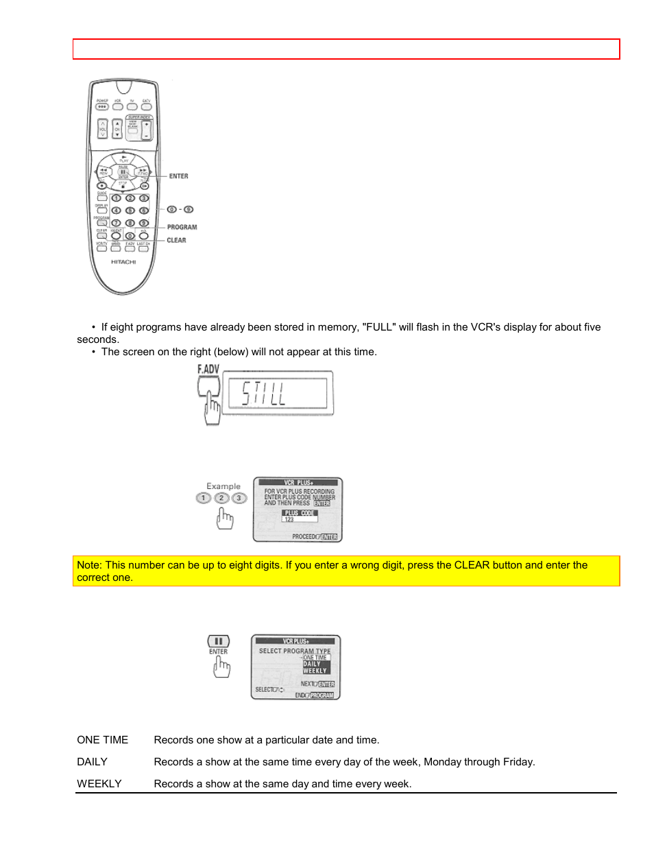 Hitachi VT-FX6407AS User Manual | Page 62 / 77