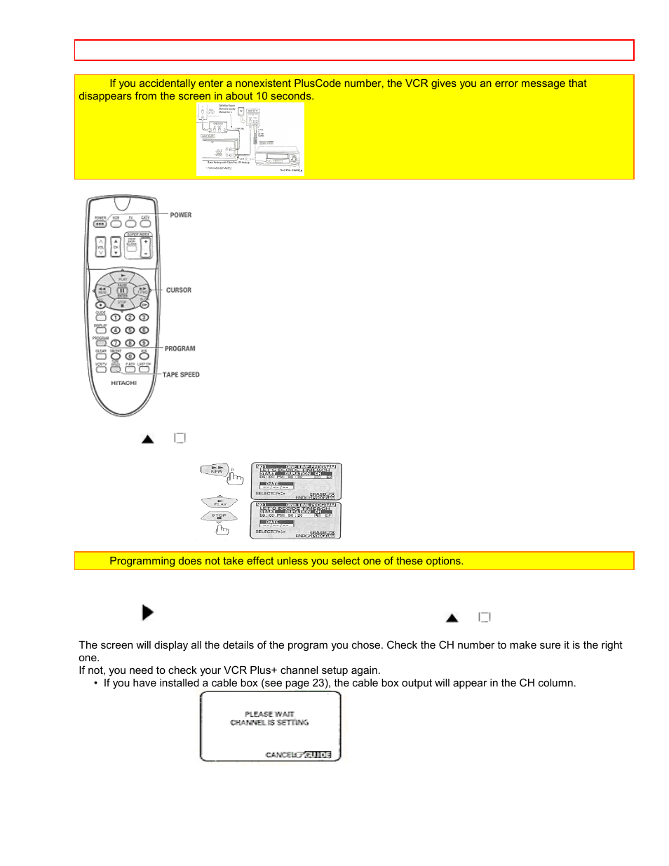 Hitachi VT-FX6407AS User Manual | Page 63 / 77