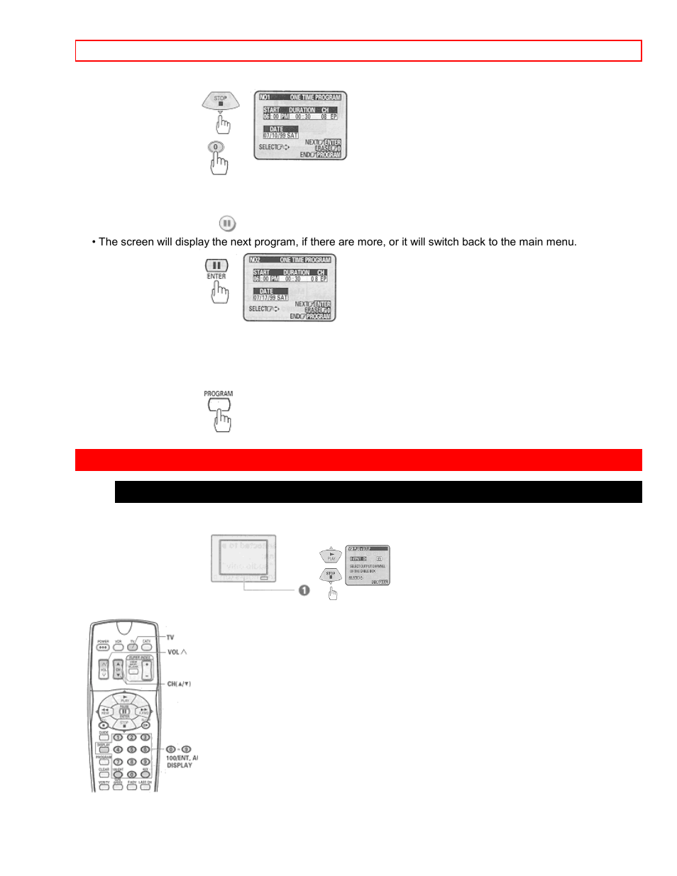 Using the vcr remote to control your tv, Using the vcr remote to control your hitachi tv | Hitachi VT-FX6407AS User Manual | Page 68 / 77