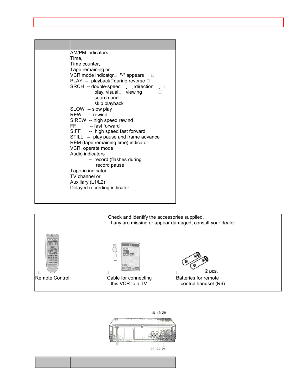 Vcr customer controls | Hitachi VT-FX6407AS User Manual | Page 8 / 77