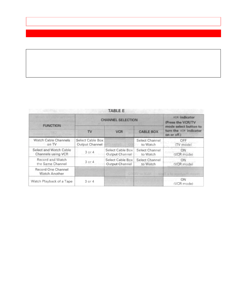 Basic cable hookup -with cable box [e, With this hookup | Hitachi VT-UX615A User Manual | Page 22 / 83