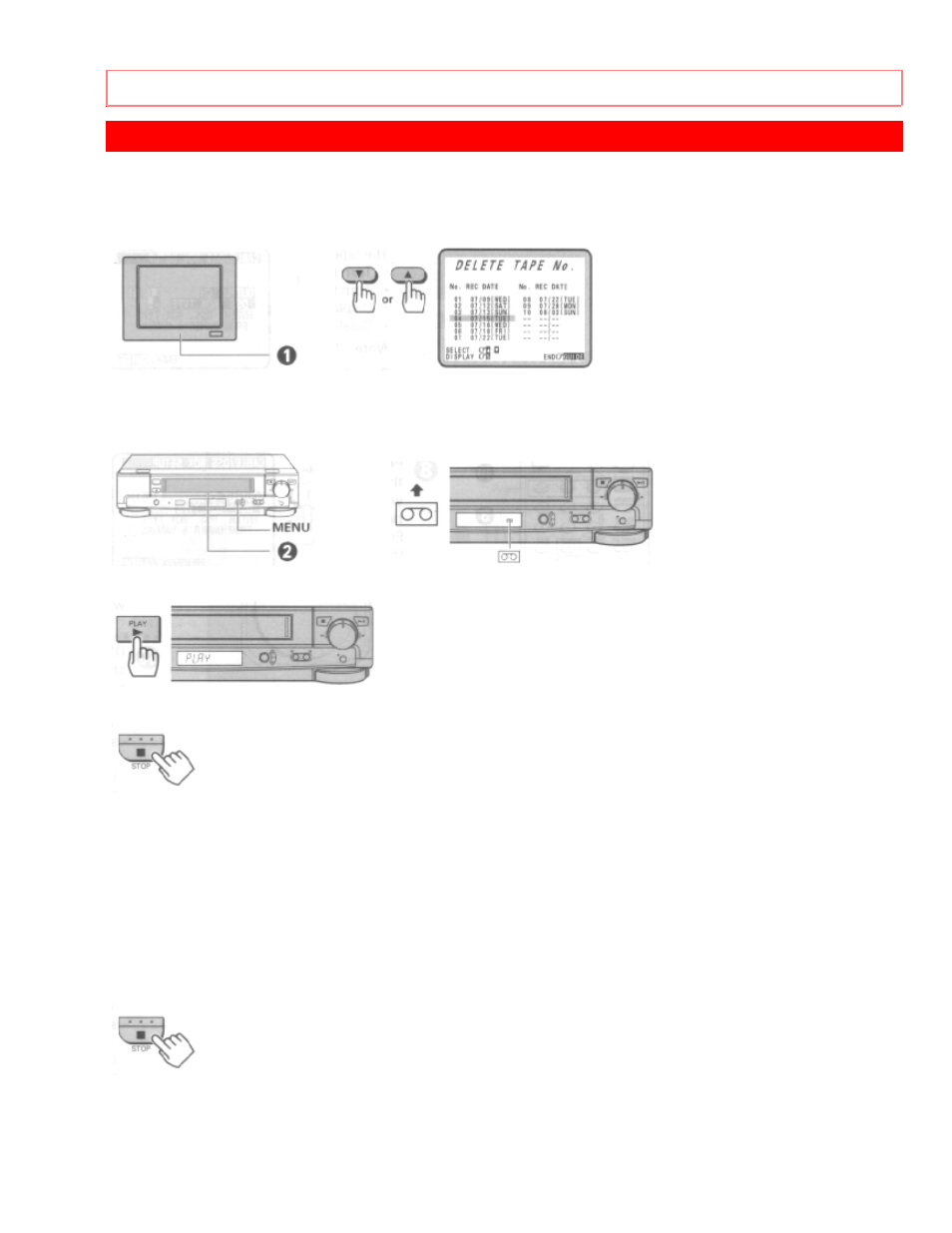 Playback, To playback a recorded tape rewinding the tape | Hitachi VT-UX615A User Manual | Page 40 / 83