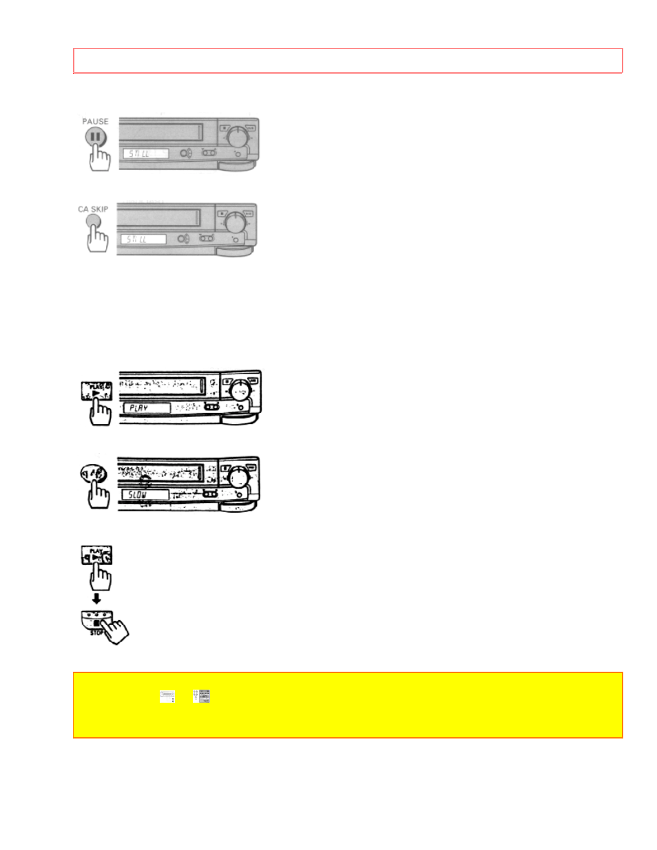 Special playback effects | Hitachi VT-UX615A User Manual | Page 44 / 83