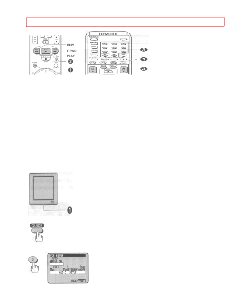 Choosing a mode for audio playback, Special playback effects | Hitachi VT-UX615A User Manual | Page 45 / 83