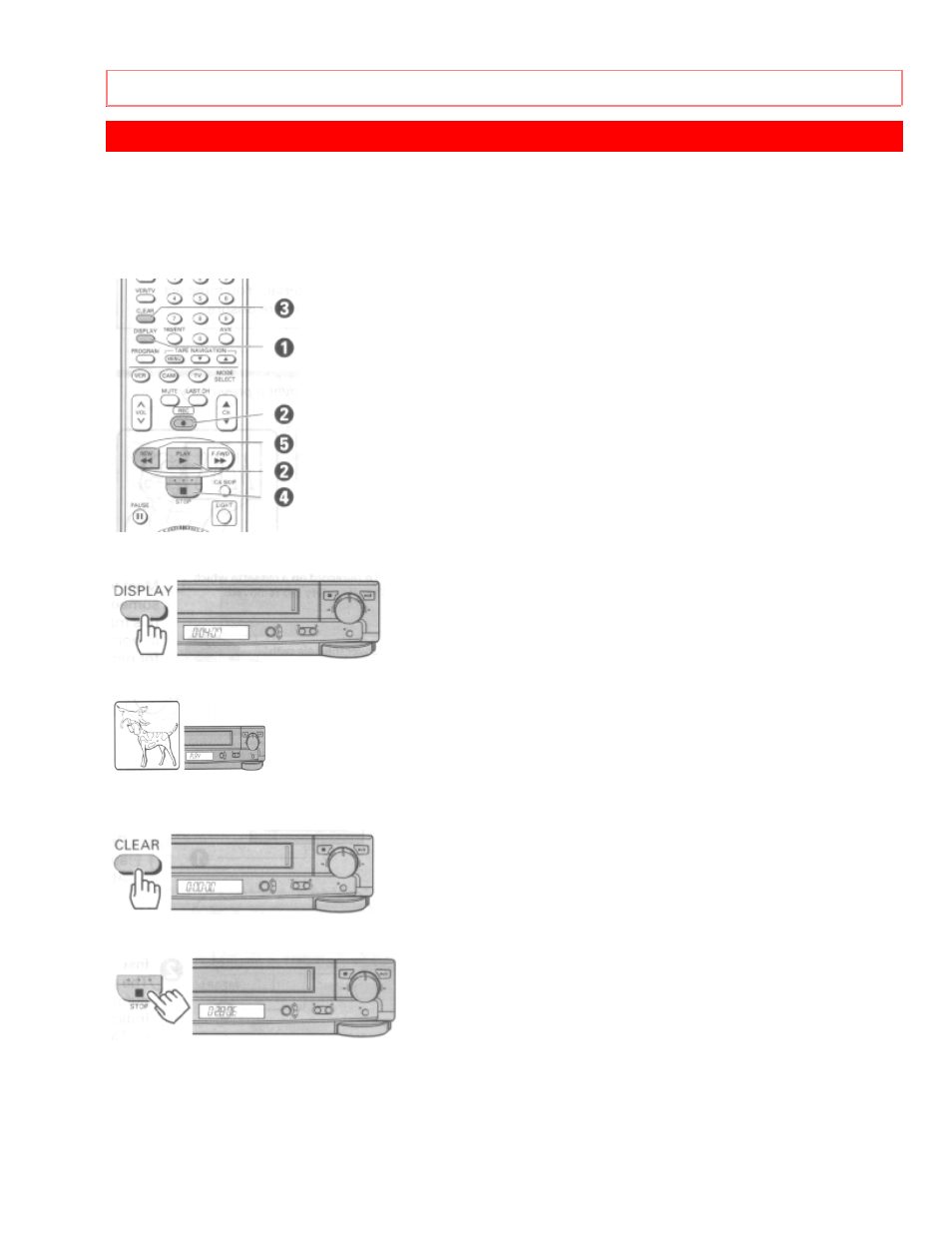 Index with the time counter, To find specific sections on a tape | Hitachi VT-UX615A User Manual | Page 51 / 83