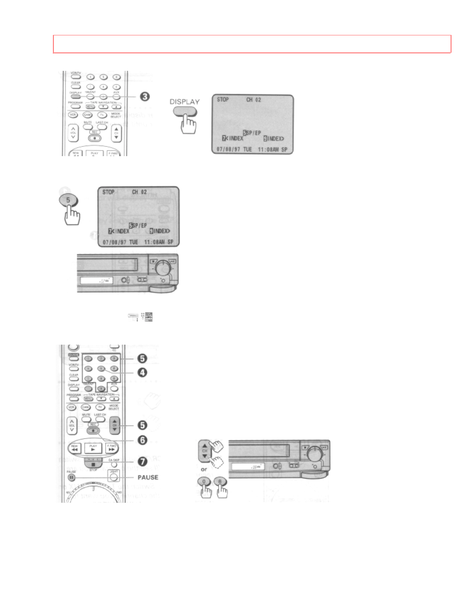 Recording a program | Hitachi VT-UX615A User Manual | Page 54 / 83