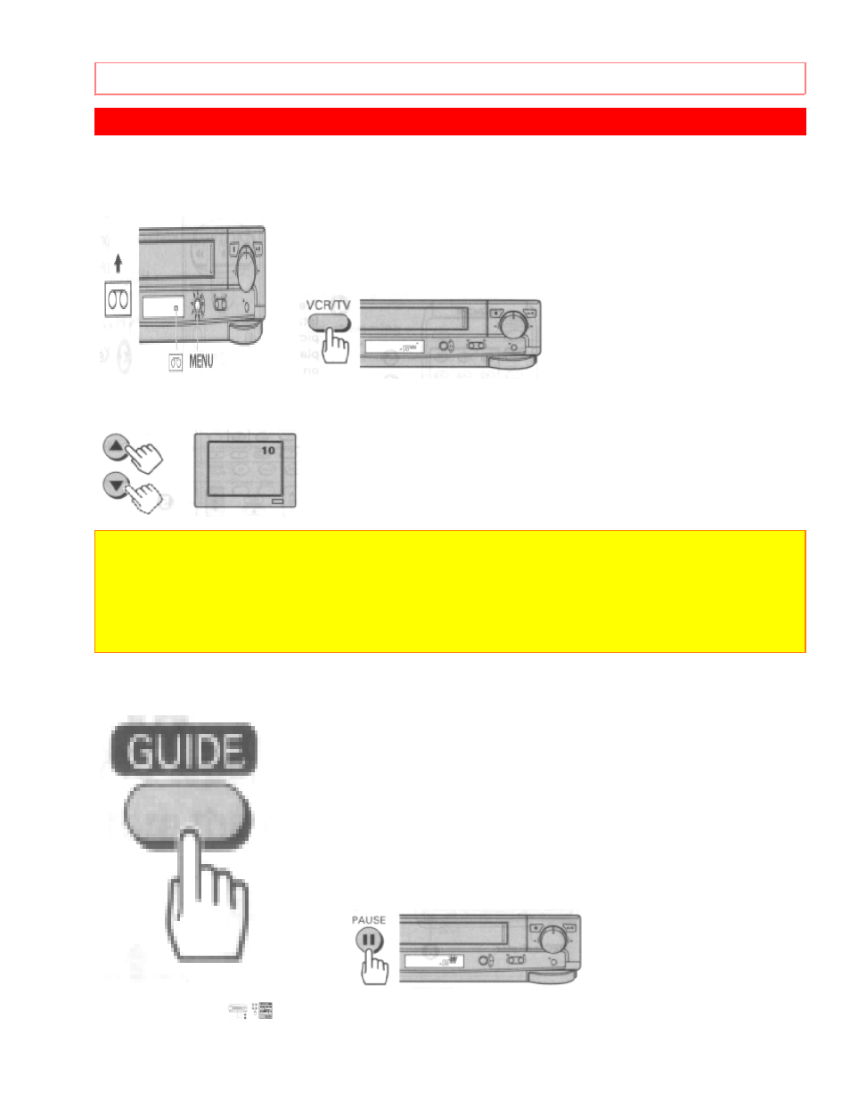 Recording a program -recording tips | Hitachi VT-UX615A User Manual | Page 56 / 83