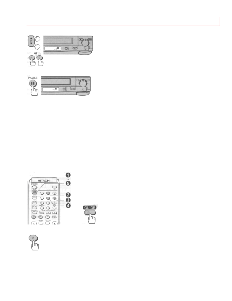 To record a second audio program (sap), Recording a program -recording tips | Hitachi VT-UX615A User Manual | Page 57 / 83