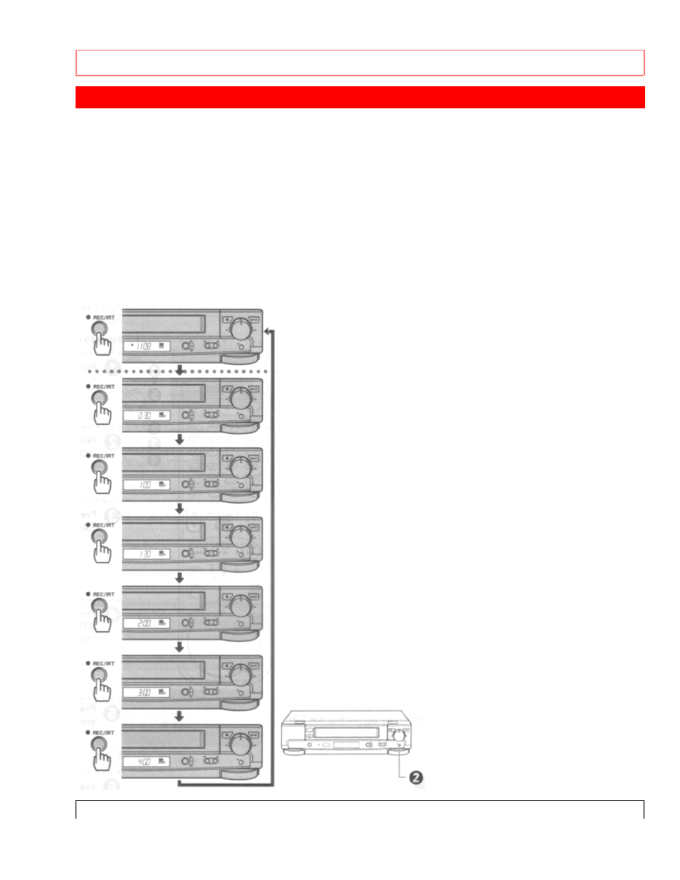 Instant recording timer, Using the instant recording timer (irt) | Hitachi VT-UX615A User Manual | Page 59 / 83
