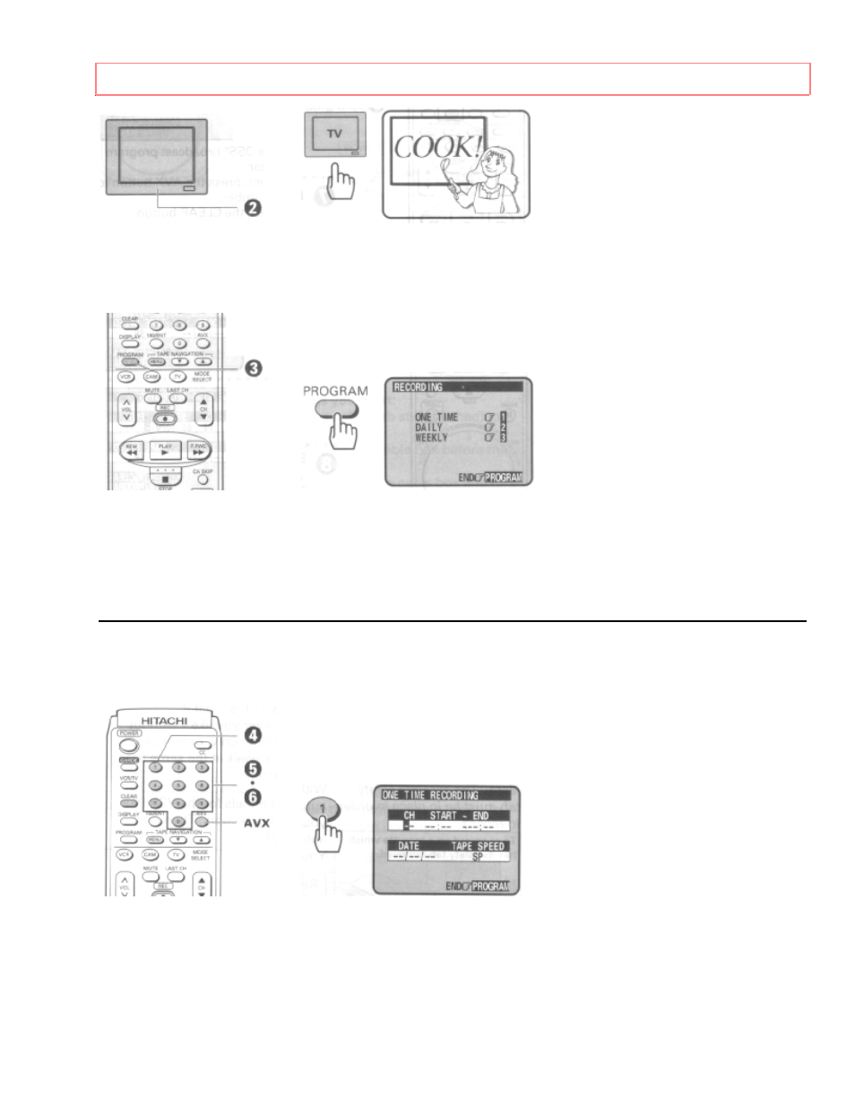 Delayed recording | Hitachi VT-UX615A User Manual | Page 62 / 83