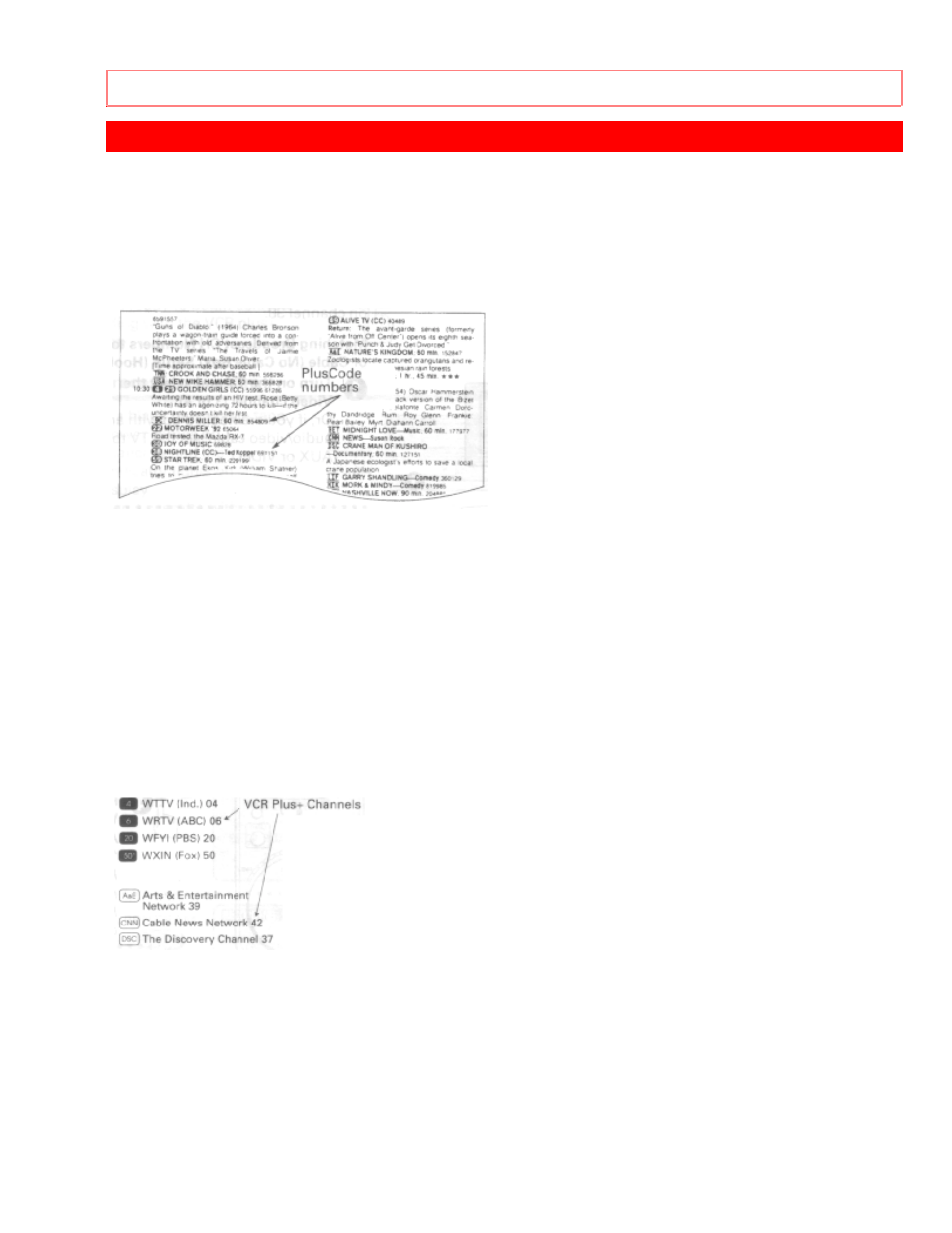 Using the vcr plus+ system for recording, About the vcr plus+ system channel setup | Hitachi VT-UX615A User Manual | Page 66 / 83