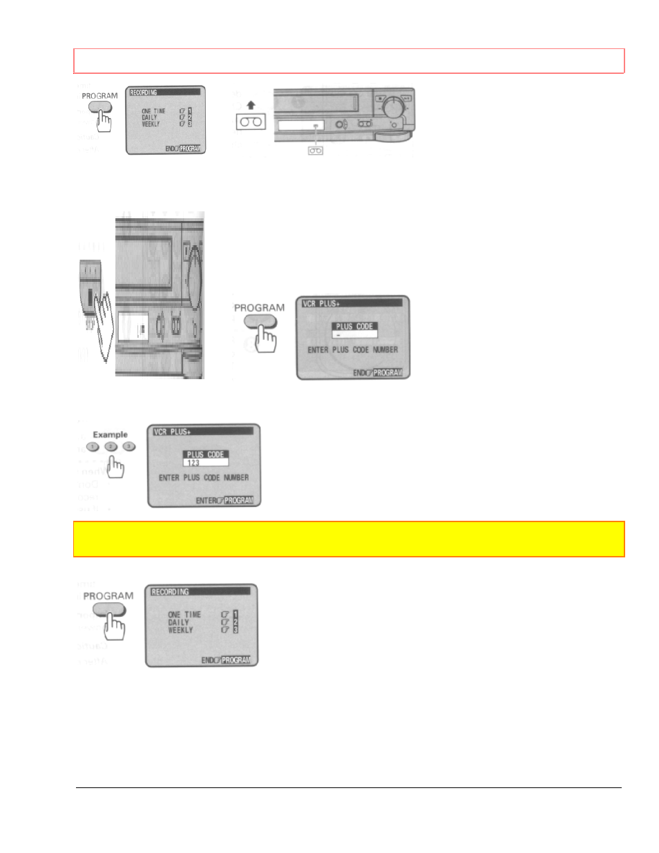 Easy delayed recording with the vcr plus+ system | Hitachi VT-UX615A User Manual | Page 70 / 83