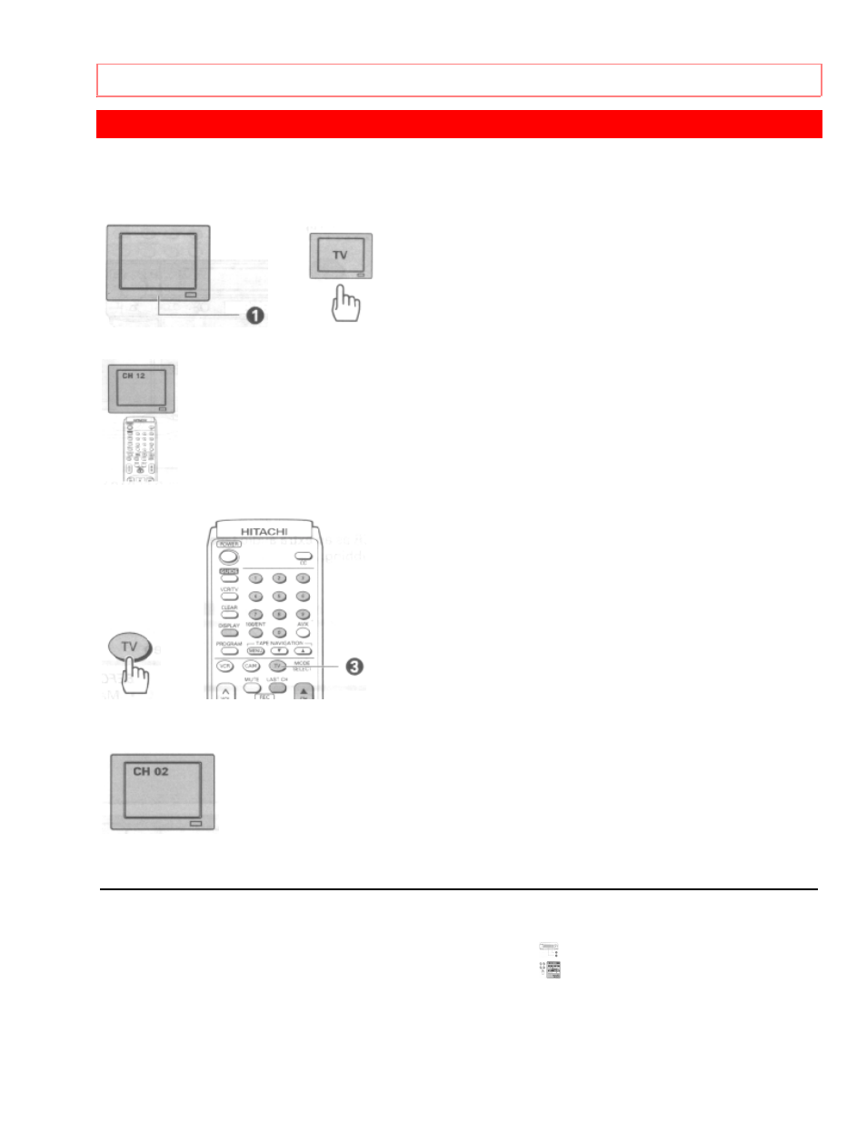 Programming the vcr remote to control your tv | Hitachi VT-UX615A User Manual | Page 74 / 83