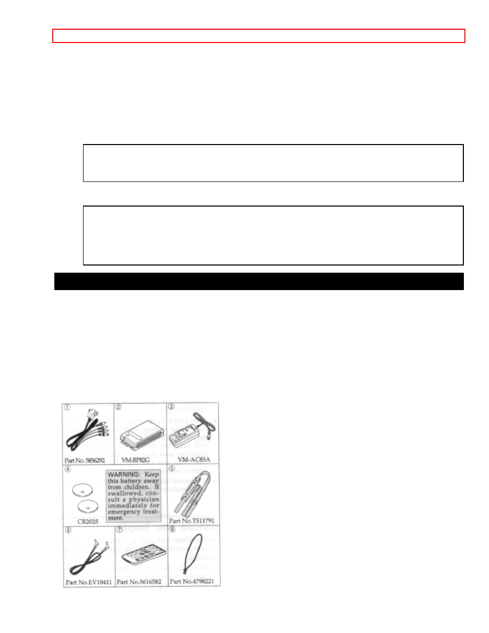 Components and accessories | Hitachi VM-H725LA User Manual | Page 10 / 59