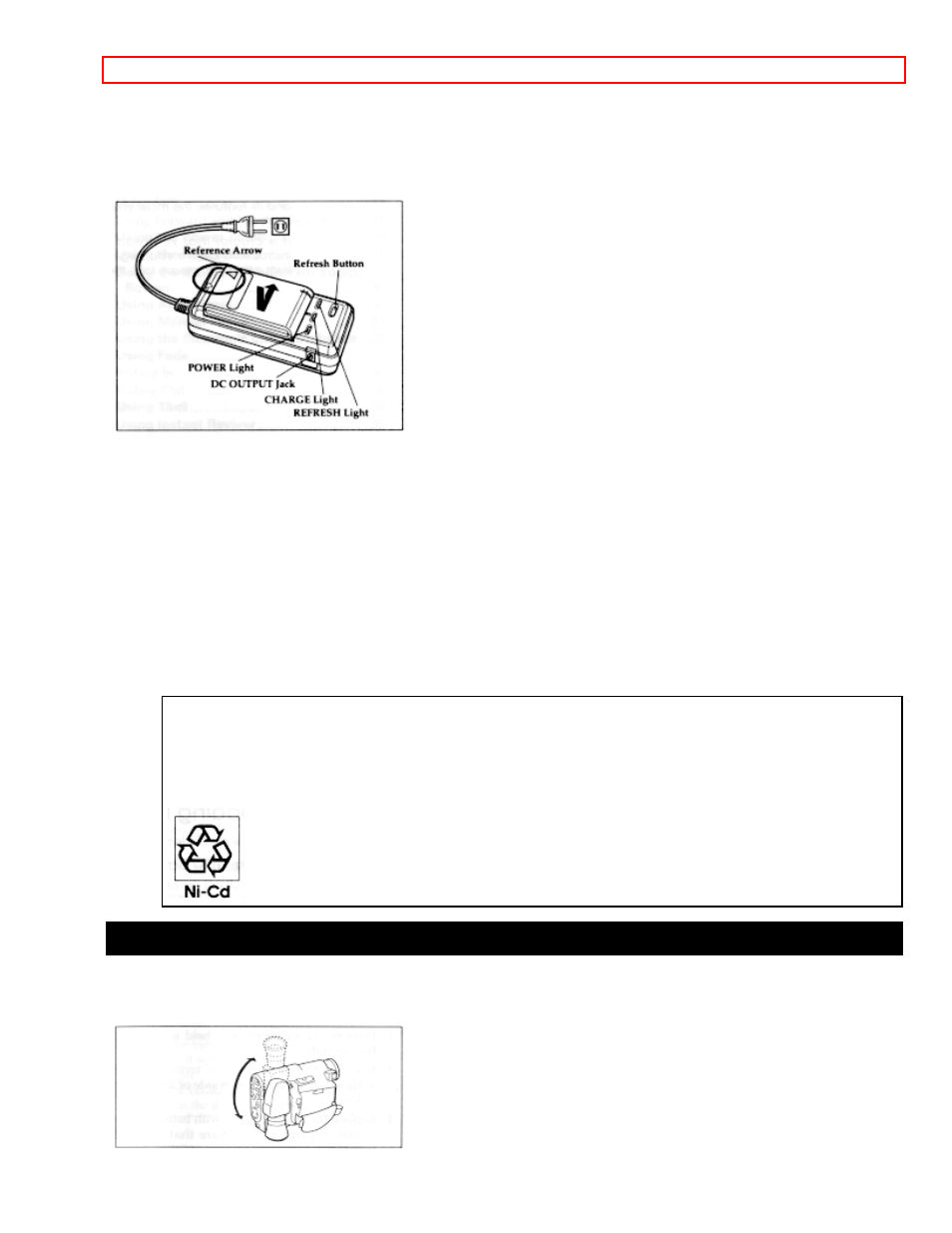 Adjusting the electronic viewfinder | Hitachi VM-H725LA User Manual | Page 13 / 59
