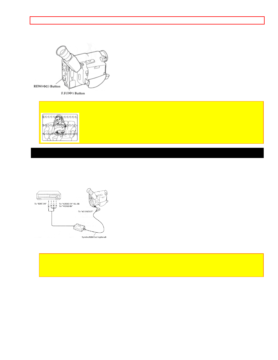 Playing back your recording on your tv, Connecting to a television with a vcr attached | Hitachi VM-H725LA User Manual | Page 29 / 59