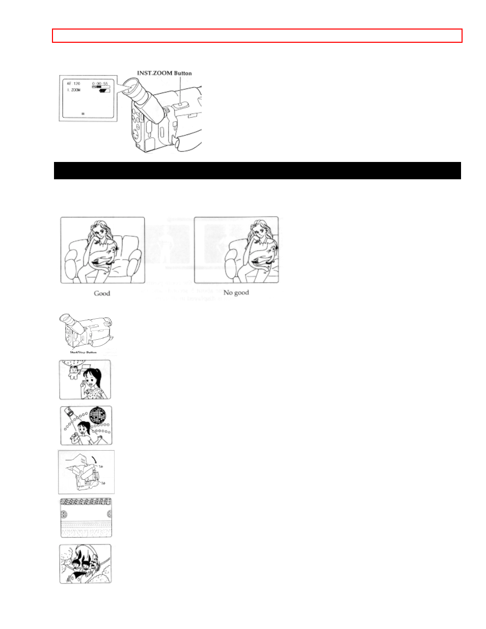 Using auto focus | Hitachi VM-H725LA User Manual | Page 36 / 59