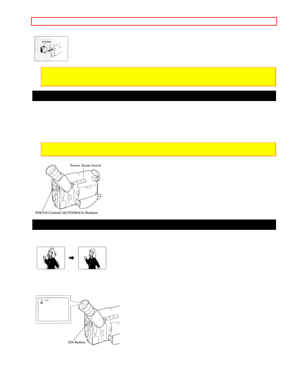 Using manual focus | Hitachi VM-H725LA User Manual | Page 37 / 59