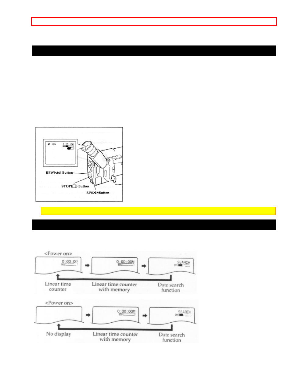 Using memory using the display button, Using the display button | Hitachi VM-H725LA User Manual | Page 41 / 59