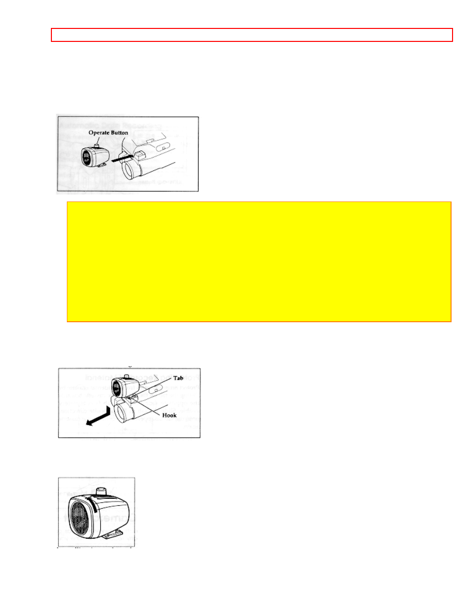 Removing the dc camera light, Replacing the dc camera light bulb | Hitachi VM-H725LA User Manual | Page 52 / 59