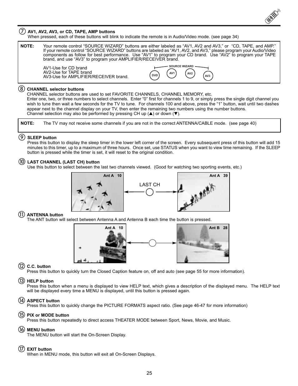 How to use the genius remote to control your tv | Hitachi 61UWX10B User Manual | Page 25 / 76