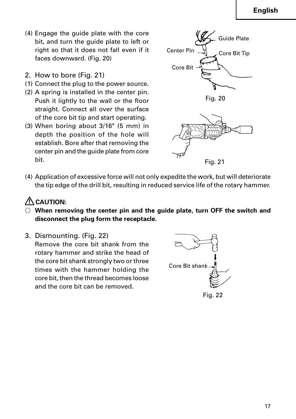 Hitachi DH 24PC2 User Manual | Page 17 / 76