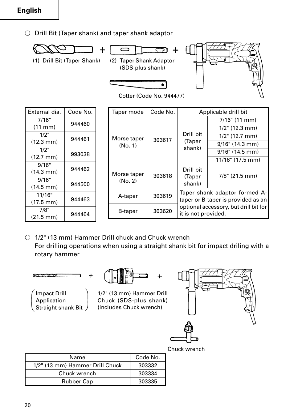Hitachi DH 24PC2 User Manual | Page 20 / 76