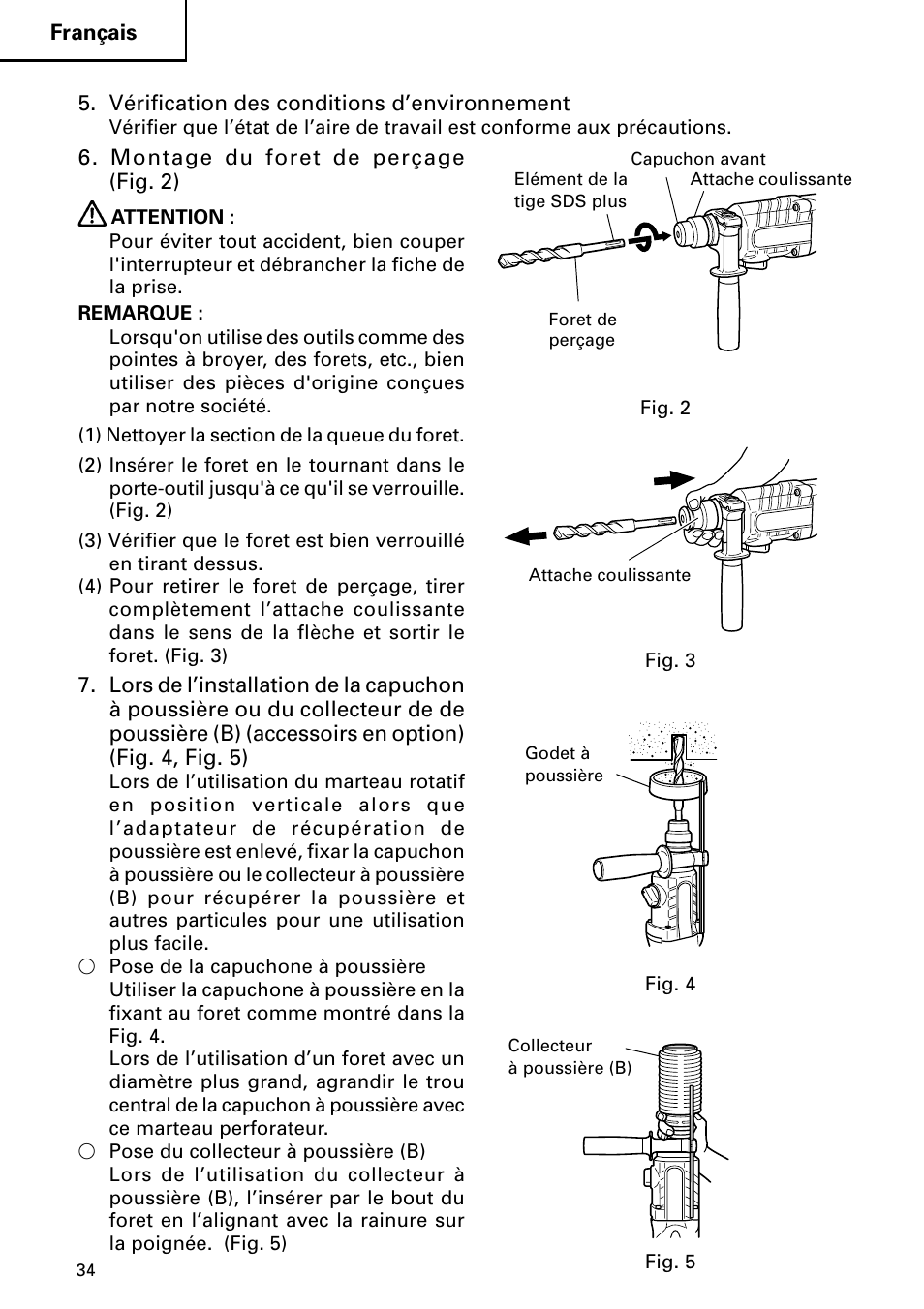 Hitachi DH 24PC2 User Manual | Page 34 / 76