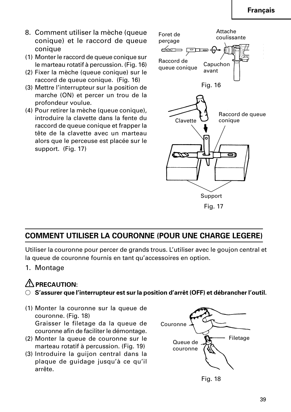 Hitachi DH 24PC2 User Manual | Page 39 / 76